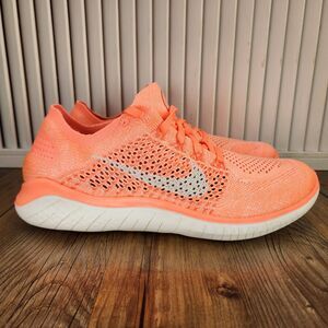 Nike Free RN Flyknit 2018 Womens Size 10 Crimson Pulse Running Shoes 942839-801